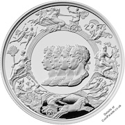 2024 Waterloo Medal Allied Leaders - 2oz Silver Proof £5 - Charles III